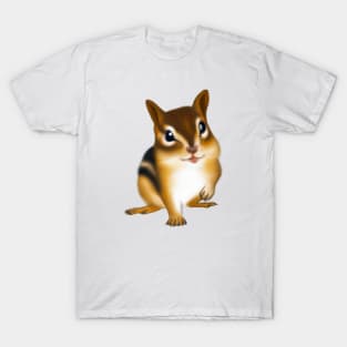 Cute Chipmunk Drawing T-Shirt